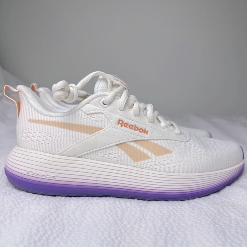 Reebok DMX Comfort Tennis Shoe Women's 8 chalk/purple